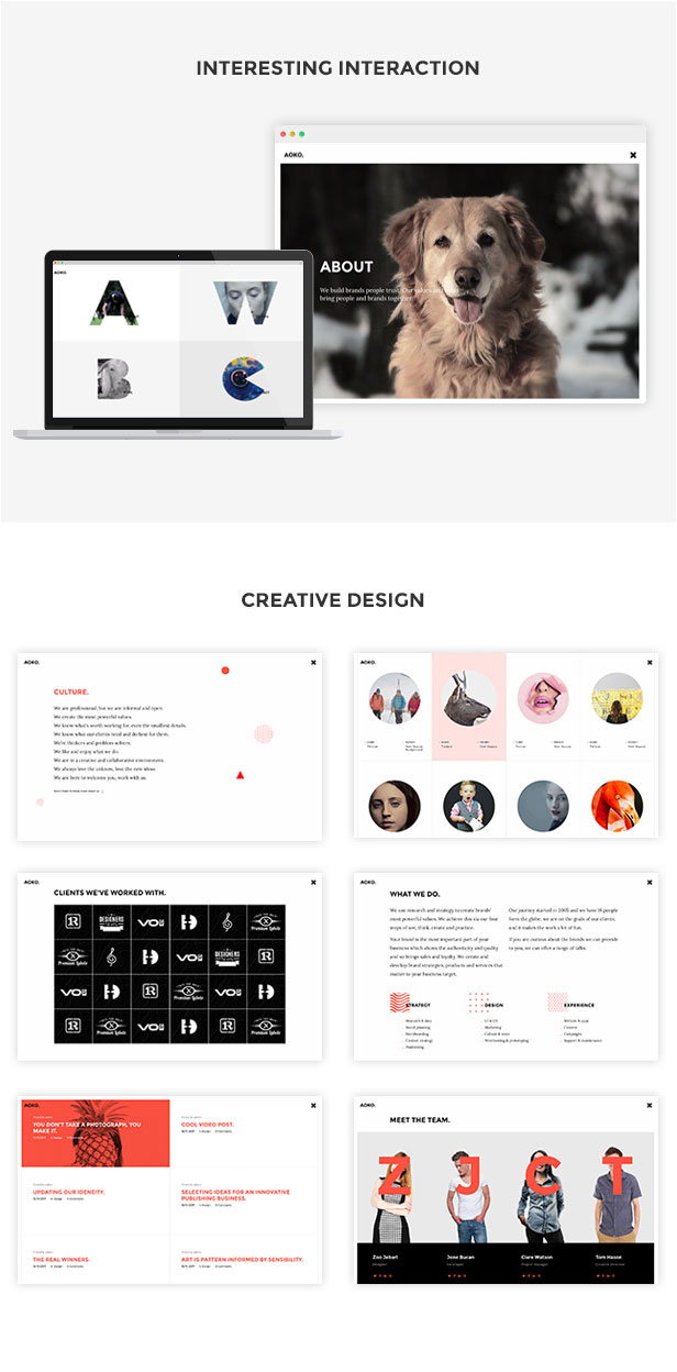 Aoko - Creative HTML Template - 4